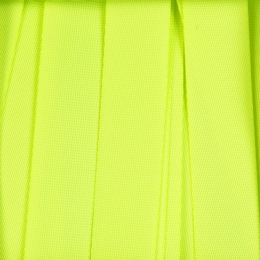 Стропа текстильная Fune 25 S, желтый неон, 50 см