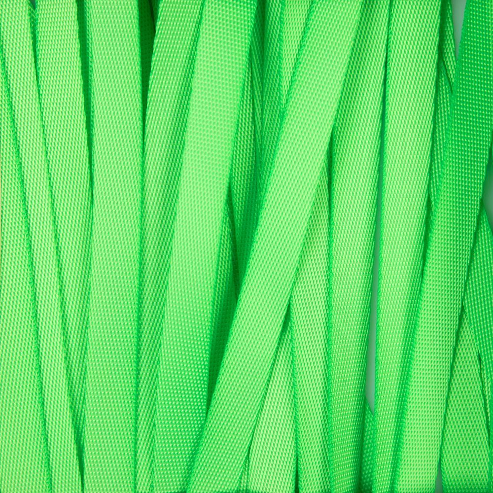 Стропа текстильная Fune 10 L, зеленый неон, 120 см