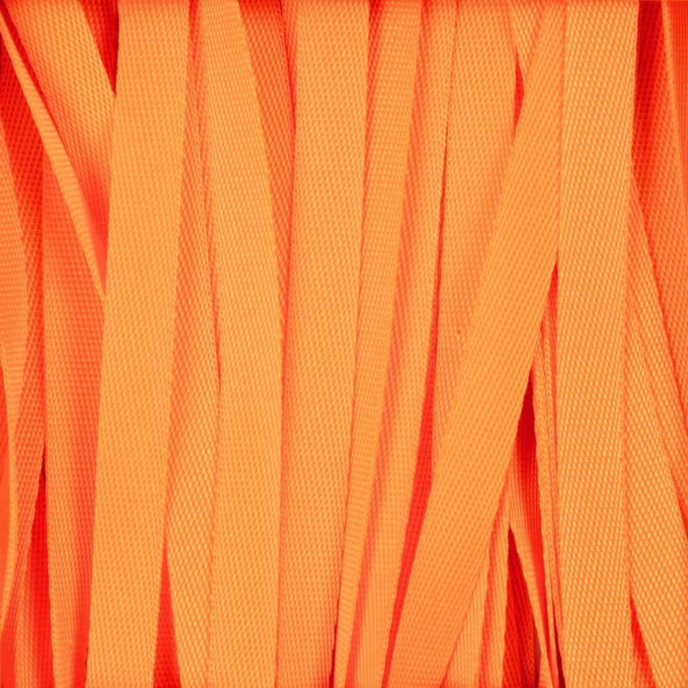 Стропа текстильная Fune 10 L, оранжевый неон, 120 см