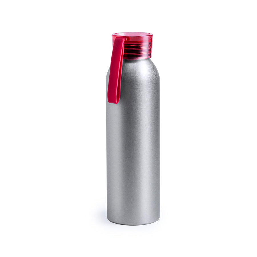 Бутылка для воды &quot;Tukel&quot;, 0 x 23 x 0 cm, алюминий, пластик, 650 мл., красный