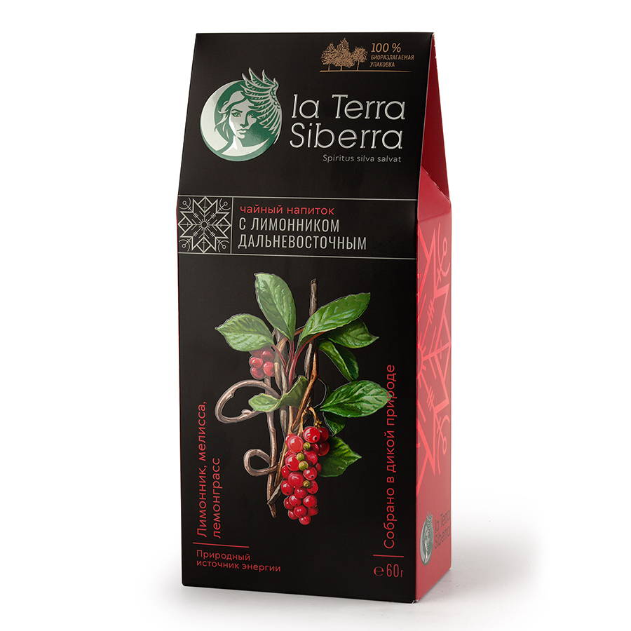 Чайный напиток со специями из серии &quot;La Terra Siberra&quot; с лимонником дальневосточным 60 гр.