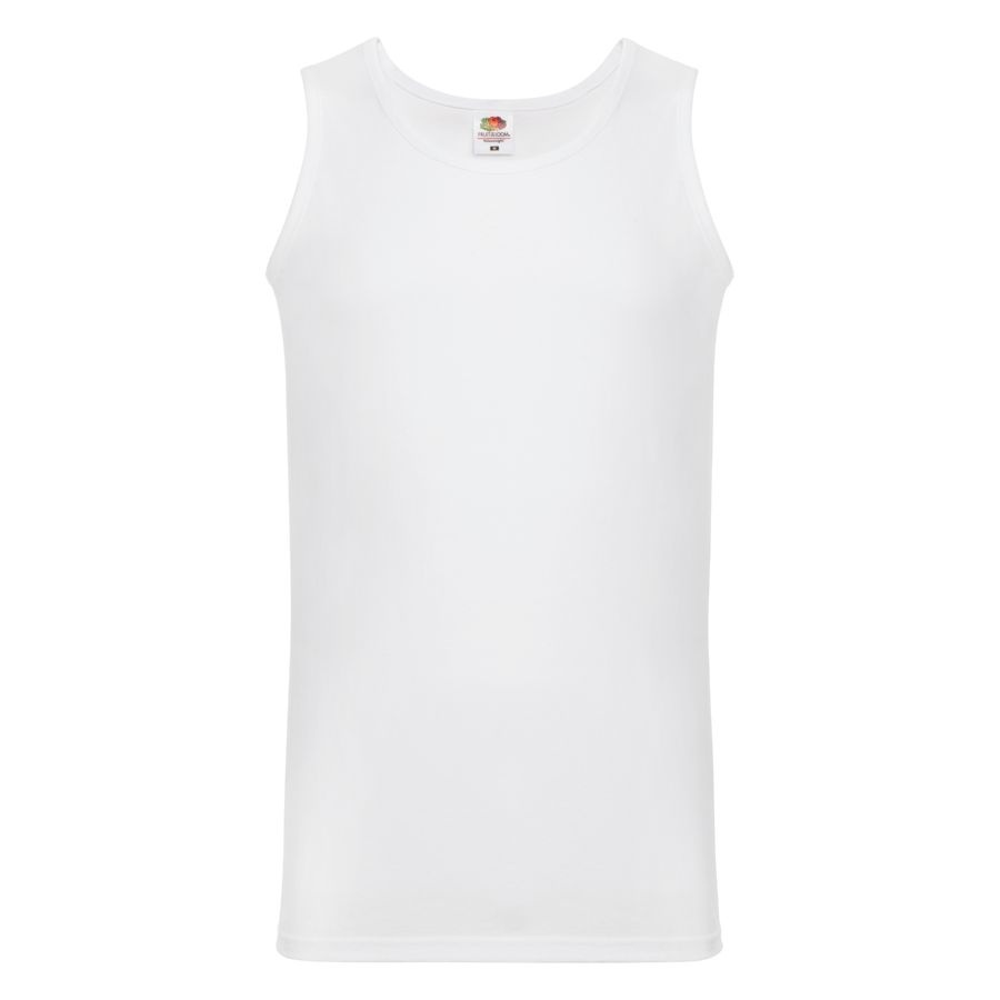 Майка мужская &quot;Athletic Vest&quot;, белый_S, 100% х/б, 160 г/м2