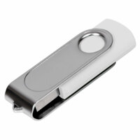 USB flash-карта &quot;Dropex&quot; (8Гб), белый, 5,5х2х1см,пластик, металл