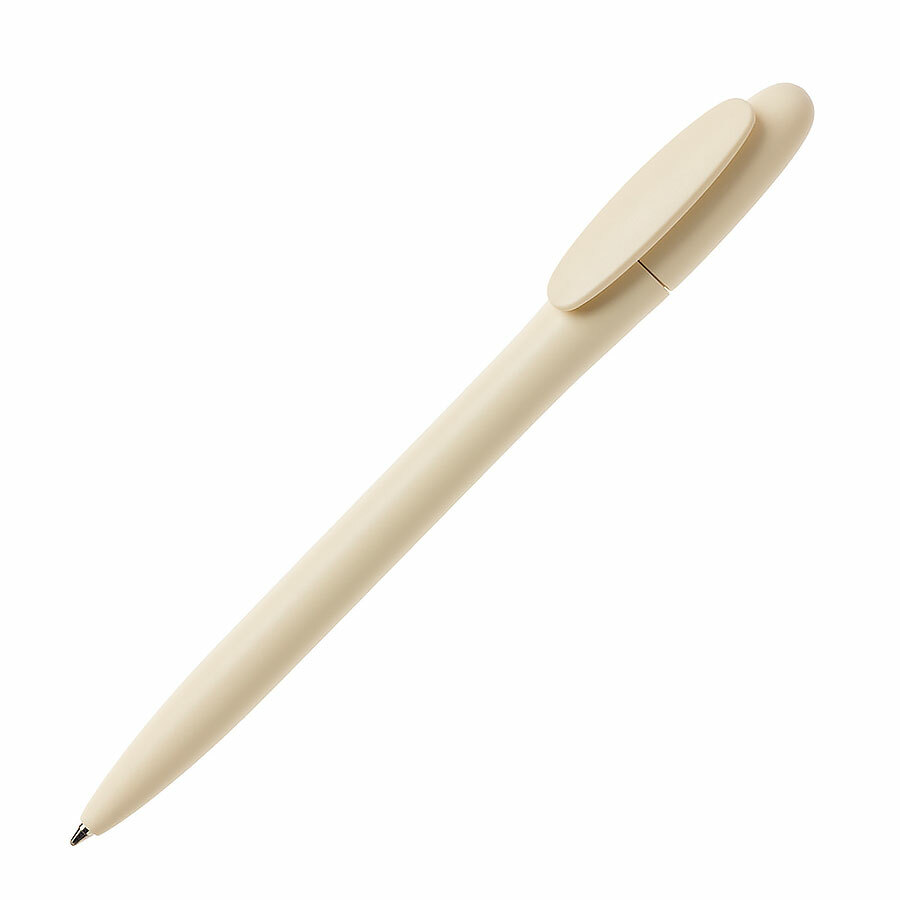 Ручка шариковая BAY, бежевый, непрозрачный пластик