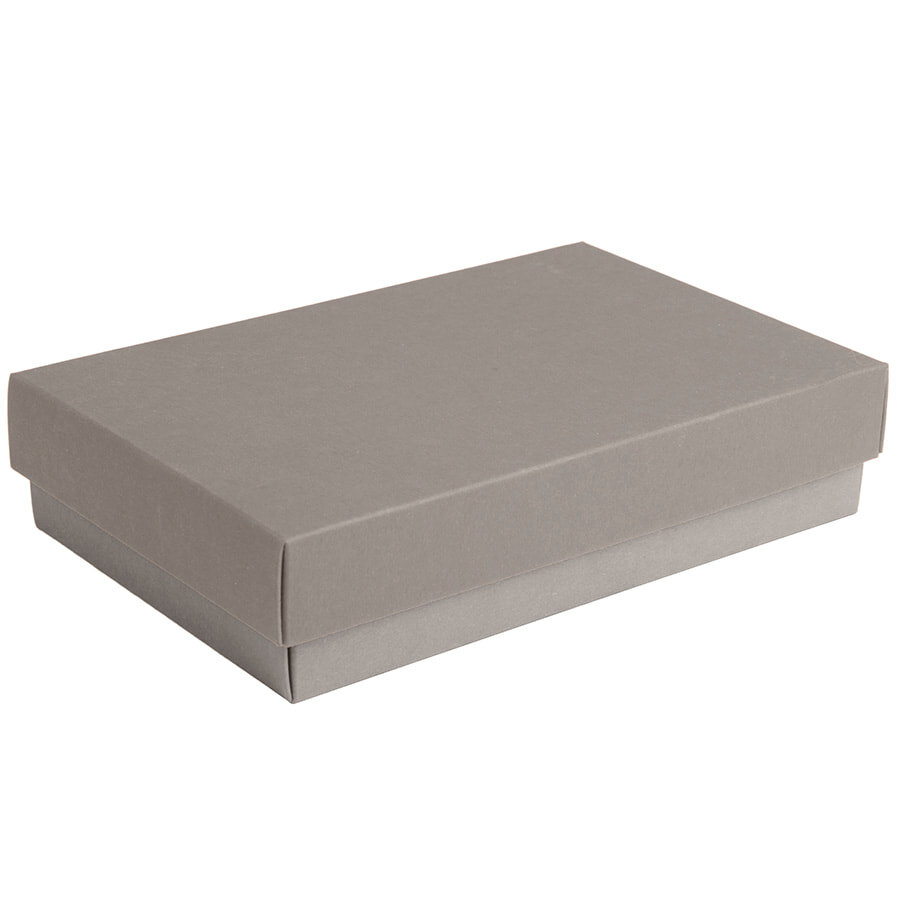 Коробка подарочная CRAFT BOX, 17,5*11,5*4 см, серый, картон 