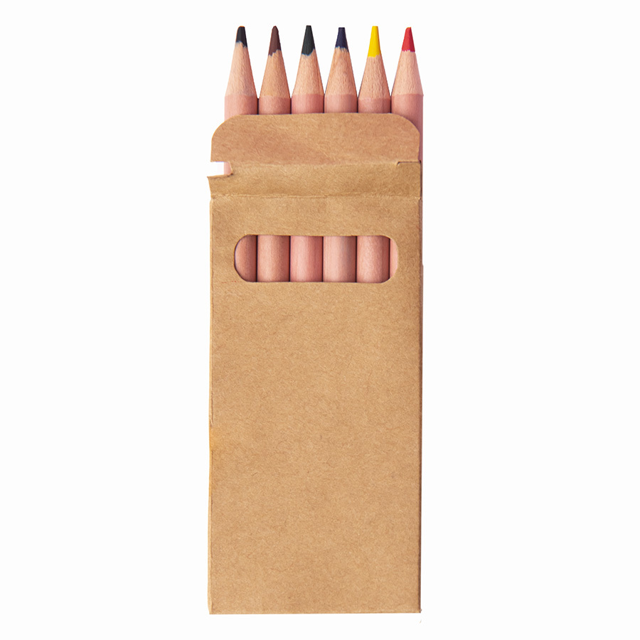 агаНабор цветных карандашей мини TINY,6 цветов