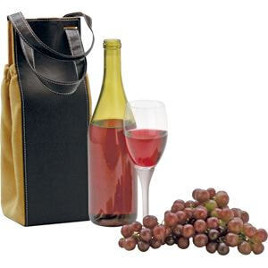 Кейс для бутылки вина; 11х11х31 см; искуccтвенная кожа; шильд