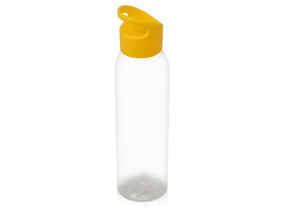 Бутылка для воды &quot;Plain&quot; 630 мл, прозрачный/желтый