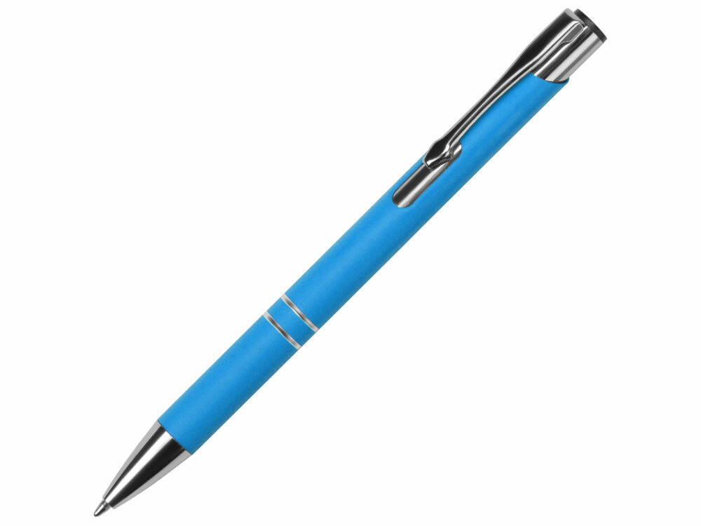 Ручка металлическая шариковая &quot;Legend Gum&quot; софт-тач, голубой