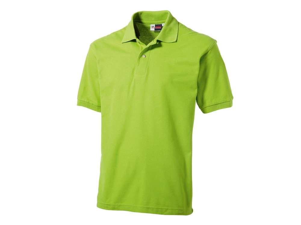 Рубашка поло &quot;Boston&quot; мужская, зеленое яблоко