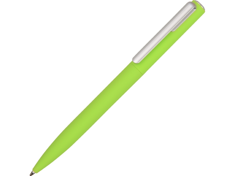 Ручка шариковая пластиковая &quot;Bon&quot; с покрытием soft touch, зеленое яблоко (Р)