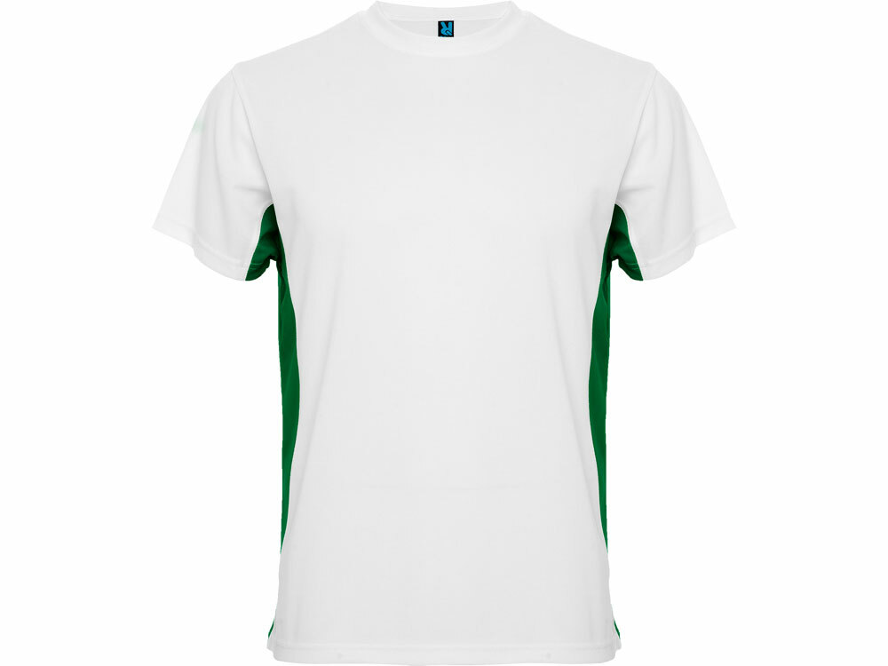 Спортивная футболка &quot;Tokyo&quot; мужская, белый/зеленый