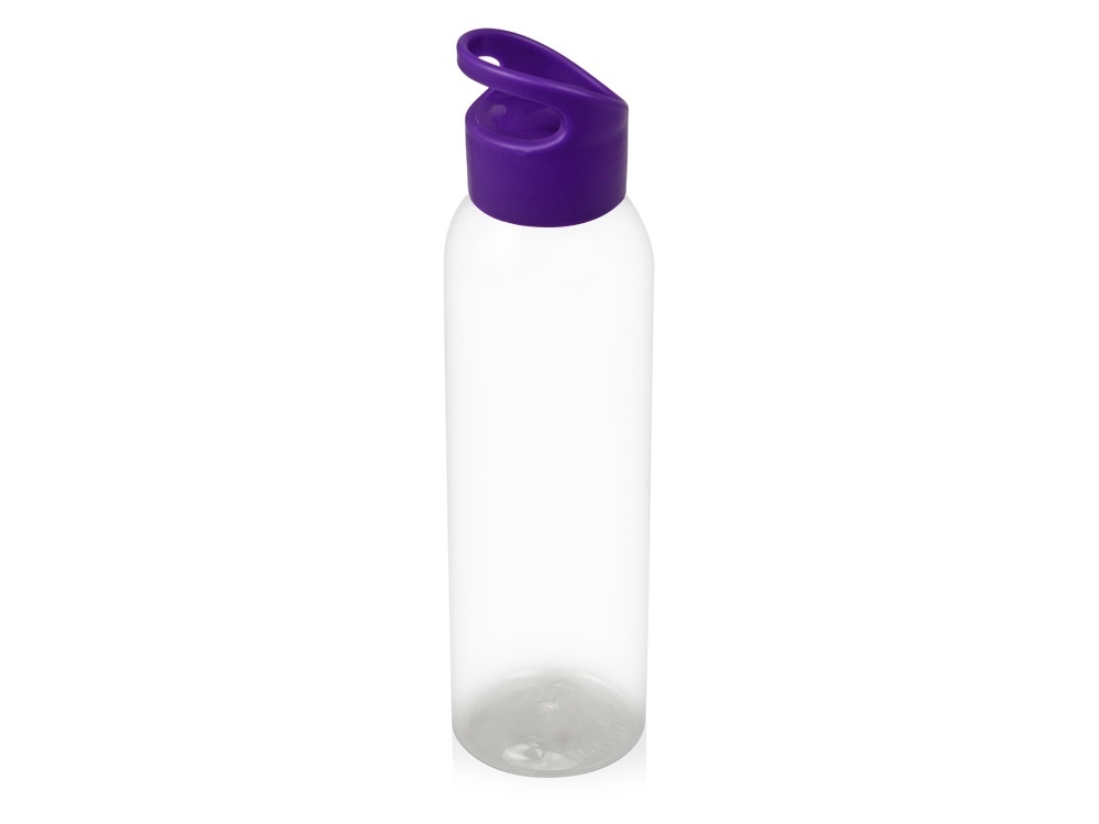 Бутылка для воды &quot;Plain&quot; 630 мл, прозрачный/фиолетовый