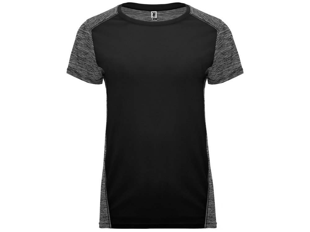 Спортивная футболка &quot;Zolder&quot; женская, черный/меланжевый черный