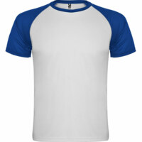 Спортивная футболка &quot;Indianapolis&quot; детская, белый/королевский синий