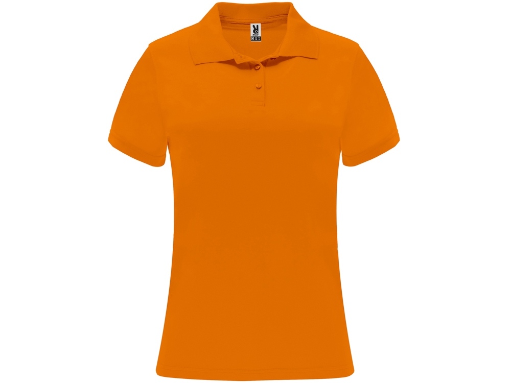 Рубашка поло женская &quot;Monzha&quot;, неоновый оранжевый