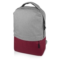 Рюкзак «Fiji» с отделением для ноутбука, серый/красный 208C