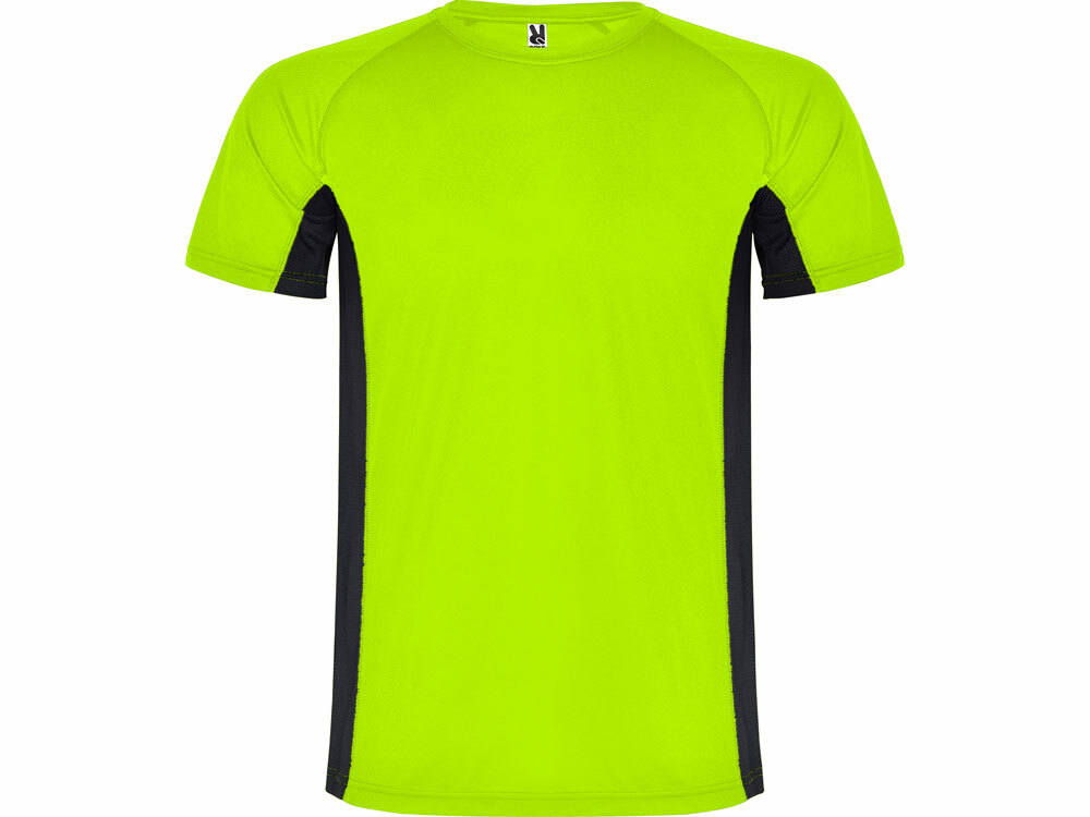 Спортивная футболка &quot;Shanghai&quot; мужская, неоновый зеленый/черный