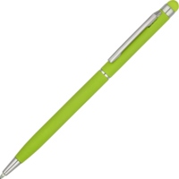 Ручка-стилус шариковая &quot;Jucy Soft&quot; с покрытием soft touch, зеленое яблоко (Р)