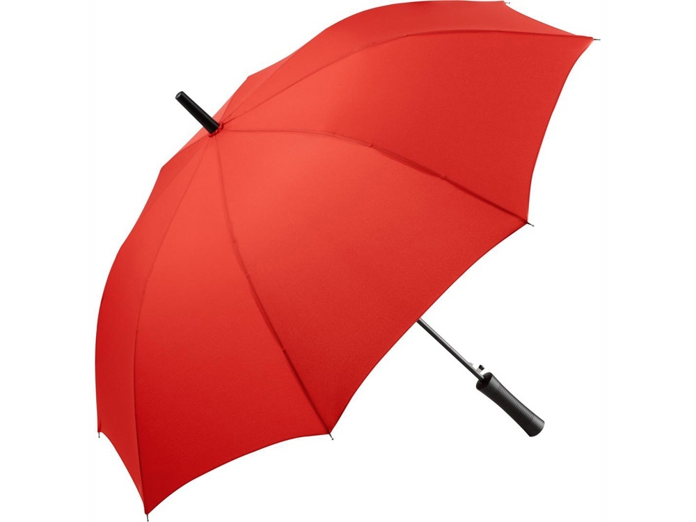 Зонт-трость «Resist» с повышенной стойкостью к порывам ветра, красный
