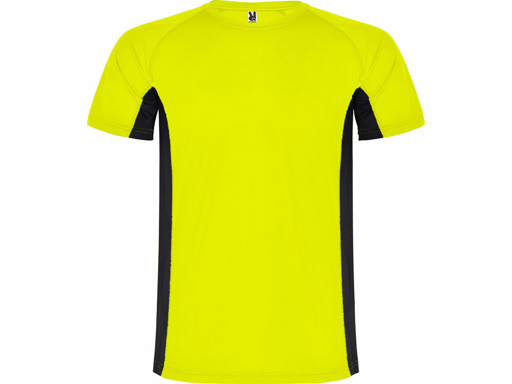 Спортивная футболка &quot;Shanghai&quot; детская, неоновый желтый/черный