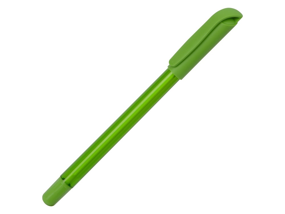 Ручка шариковая пластиковая &quot;Delta&quot; из переработанных контейнеров, зеленая