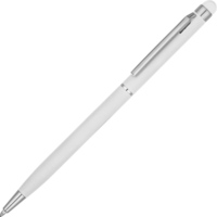 Ручка-стилус шариковая &quot;Jucy Soft&quot; с покрытием soft touch, белый (Р)