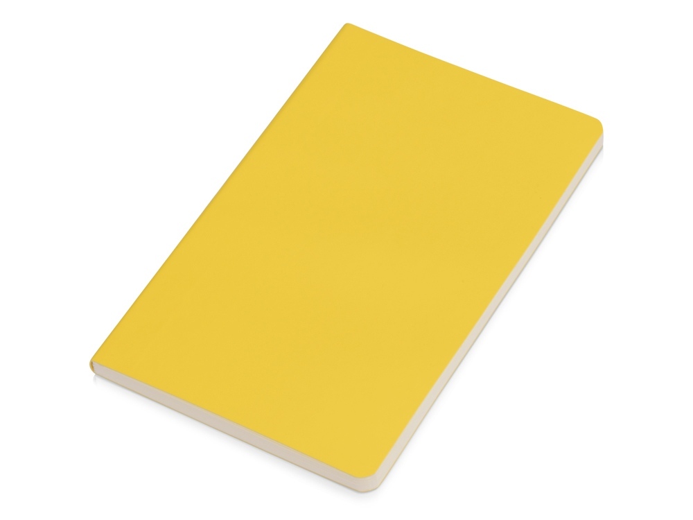 Блокнот А5 &quot;Softy&quot; 13*20,6 см в мягкой обложке, желтый
