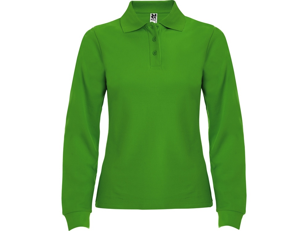 Рубашка поло &quot;Estrella&quot; женская с длинным рукавом, травянисто-зеленый