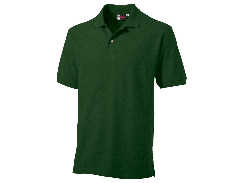 Рубашка поло &quot;Boston&quot; мужская, бутылочный зеленый