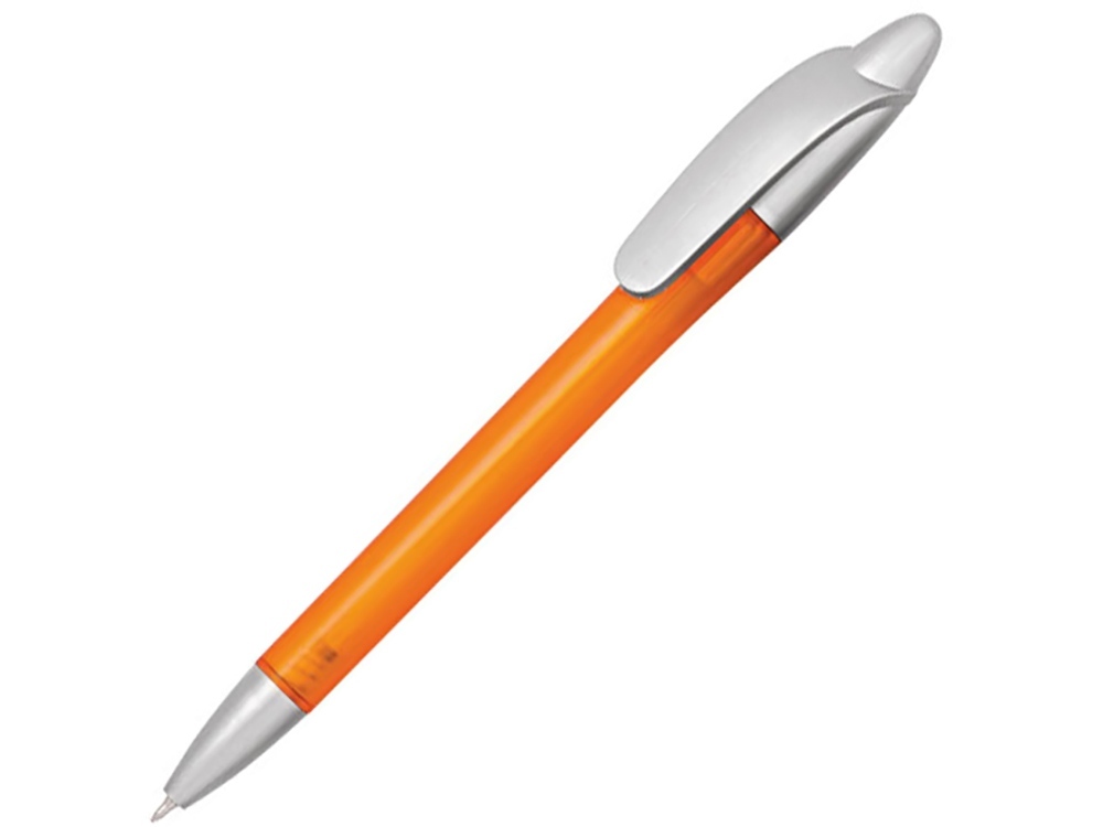 Ручка шариковая Celebrity &quot;Кейдж&quot;, оранжевый/серебристый