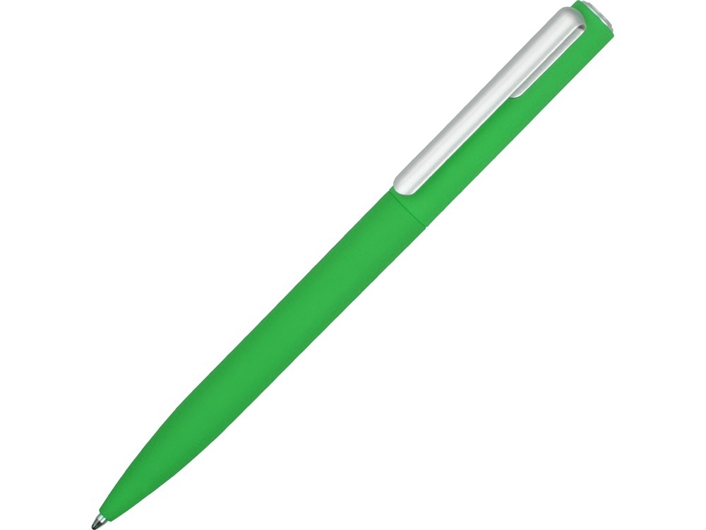 Ручка шариковая пластиковая &quot;Bon&quot; с покрытием soft touch, зеленый