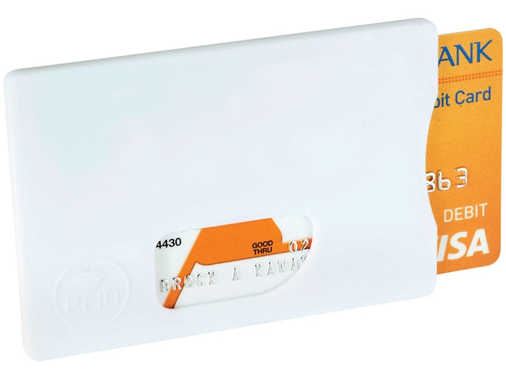 Защитный RFID чехол для кредитной карты &quot;Arnox&quot;, белый