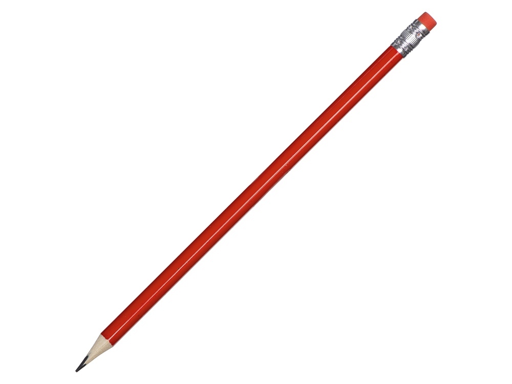 Трехгранный карандаш &quot;Графит 3D&quot;, красный