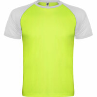 Спортивная футболка &quot;Indianapolis&quot; детская, неоновый зеленый/белый