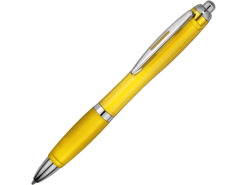 Ручка пластиковая шариковая &quot;Nash&quot;, желтый, синие чернила