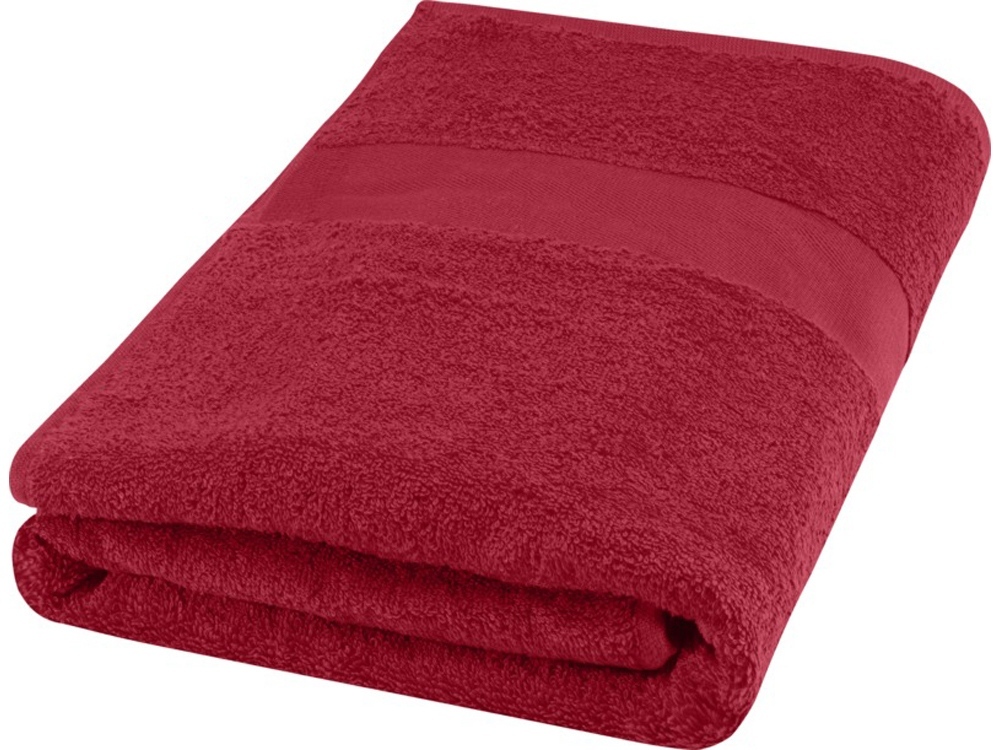 Хлопковое полотенце для ванной Amelia 70x140 см плотностью 450 г/м², красный