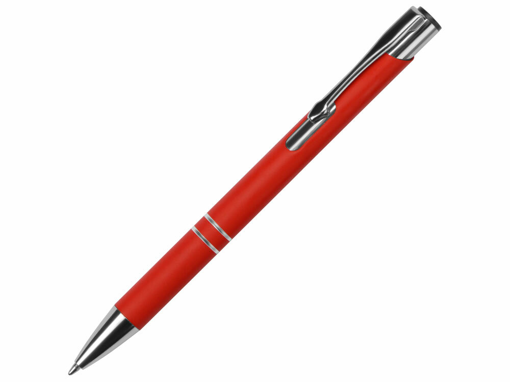 Ручка металлическая шариковая &quot;Legend Gum&quot; софт-тач, красный (Р)
