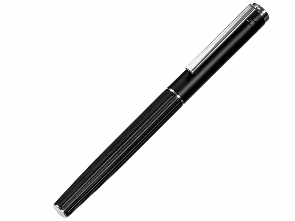 Металлическая ручка-роллер с анодированным слоем &quot;Monarch&quot;, черная