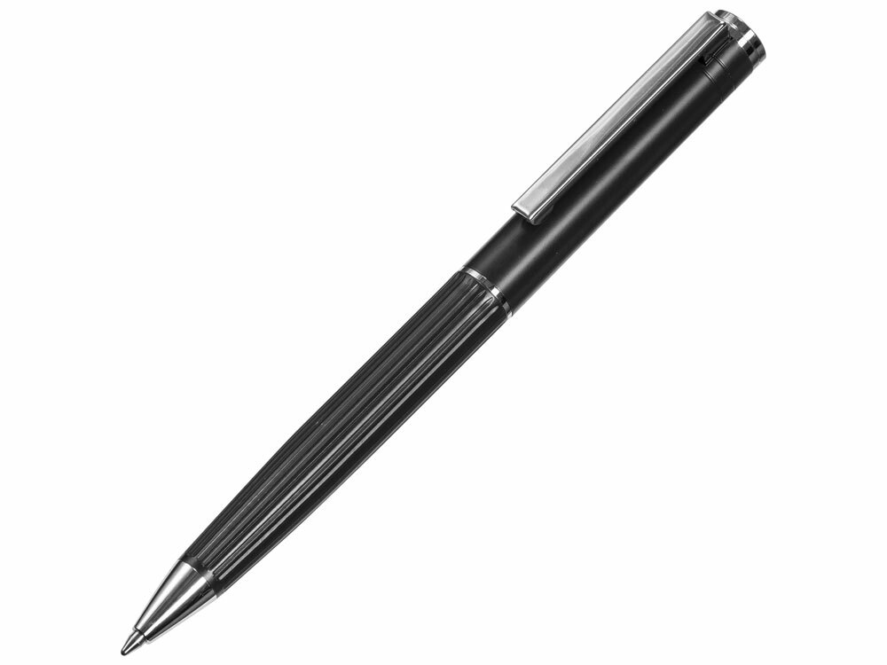 Шариковая металлическая ручка с анодированным слоем &quot;Monarch&quot;, черная