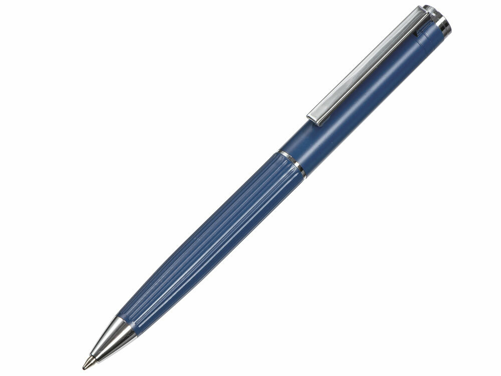 Шариковая металлическая ручка с анодированным слоем &quot;Monarch&quot;, темно-синяя
