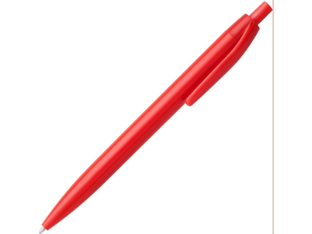 Ручка пластиковая шариковая STIX, черный чернила, красный