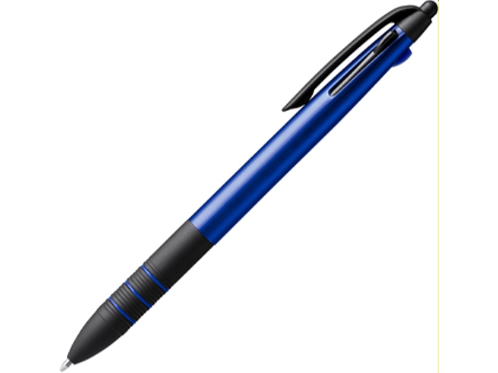 Шариковая ручка SANDUR с чернилами 3-х цветов, королевский синий