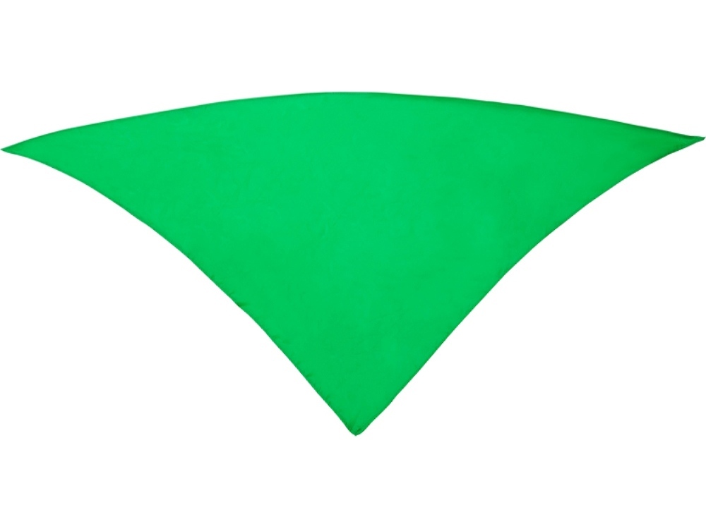 Шейный платок FESTERO треугольной формы, ярко-зеленый