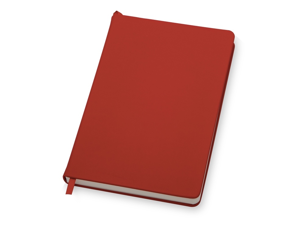 Бизнес-блокнот &quot;С3&quot; софт-тач с магнитом, твердая обложка, 128 листов, красный