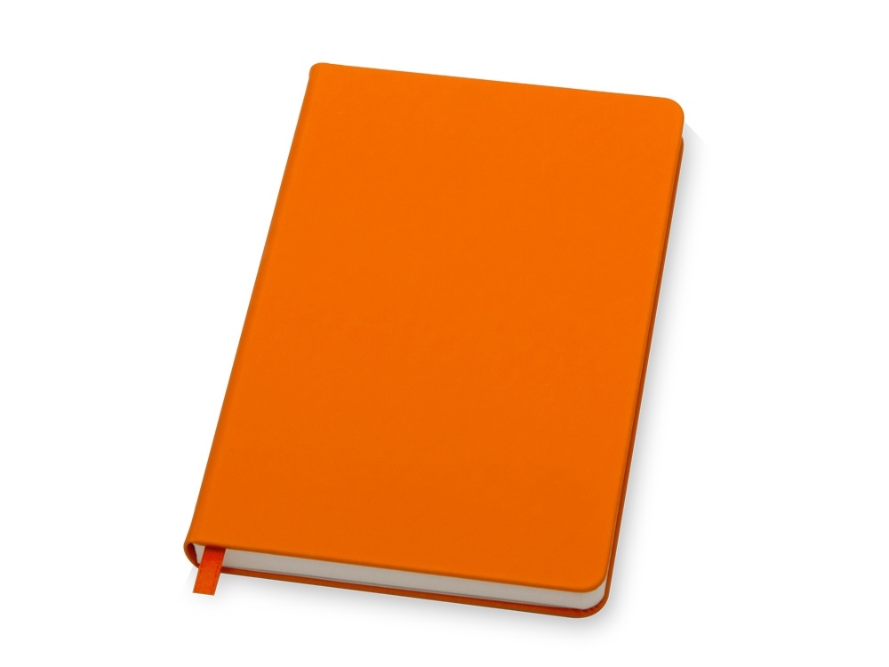Бизнес-блокнот &quot;С3&quot; софт-тач с магнитом, твердая обложка, 128 листов, оранжевый