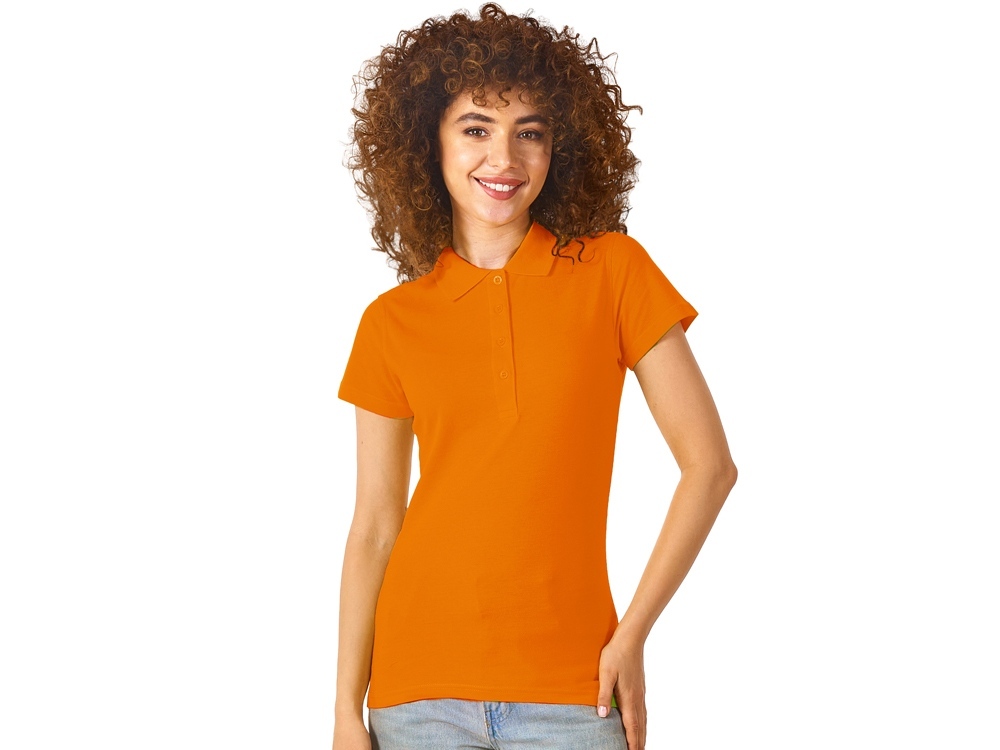 Рубашка поло &quot;First 2.0&quot; женская, оранжевый