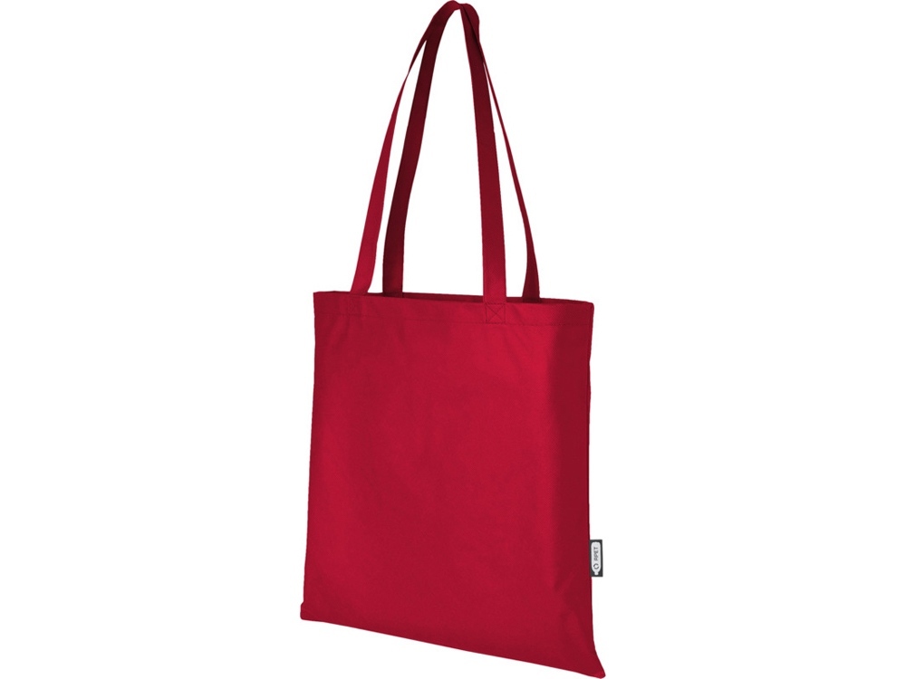 Zeus эко-сумка из нетканого материала, переработанного по стандарту GRS, объемом 6л - Красный