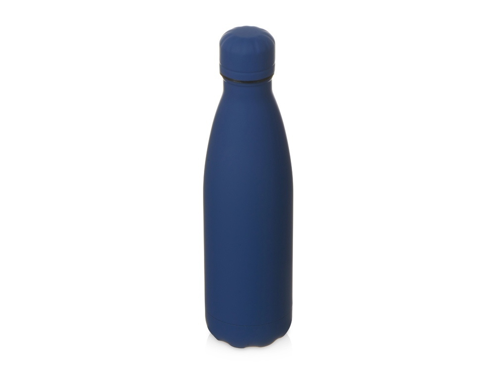 Вакуумная термобутылка &quot;Vacuum bottle C1&quot;, soft touch, 500 мл, темно-синий