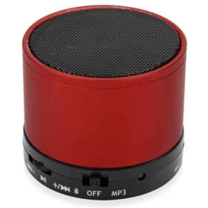 Беспроводная колонка &quot;Ring&quot; с функцией Bluetooth, красный
